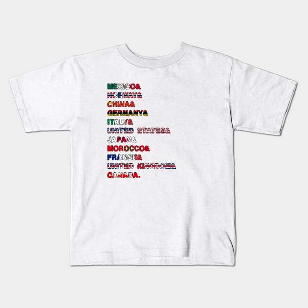 World Showcase Kids T-Shirt by FandomTrading